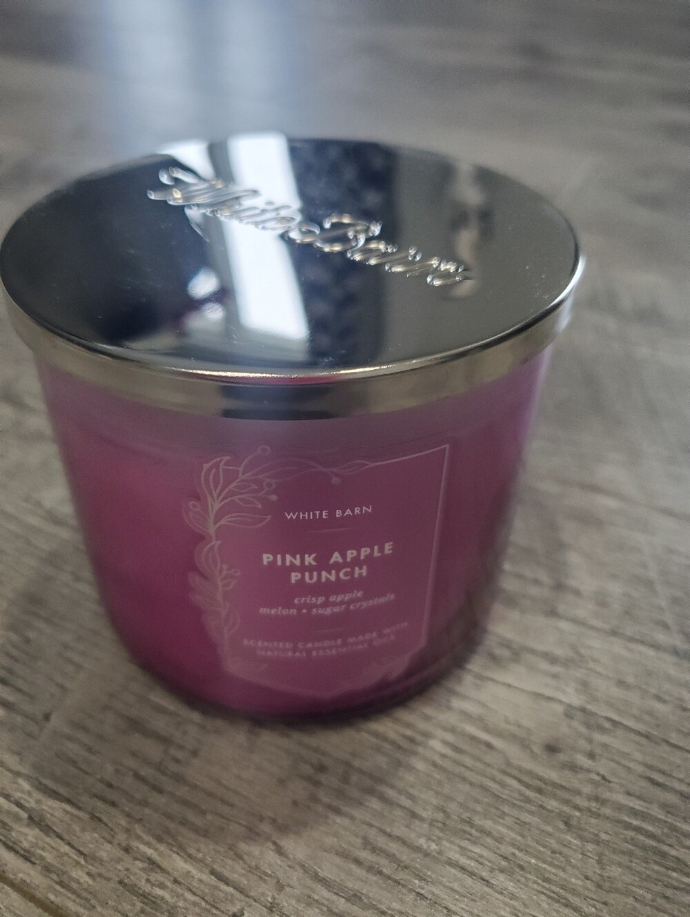 Bath And Body Works Pink Apple Punch Candle